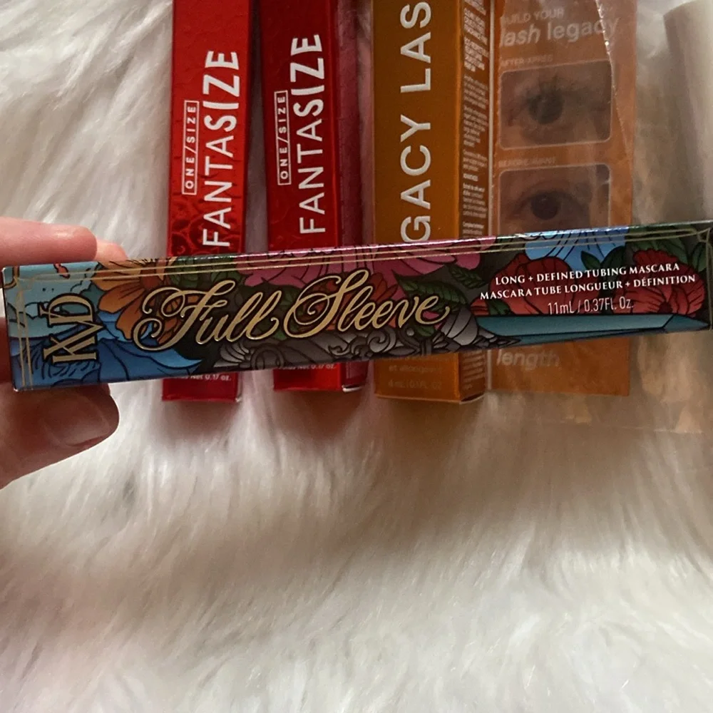 Mascara Makeup Bundle; KVD One Size Tarte Live Tinted & Lancome